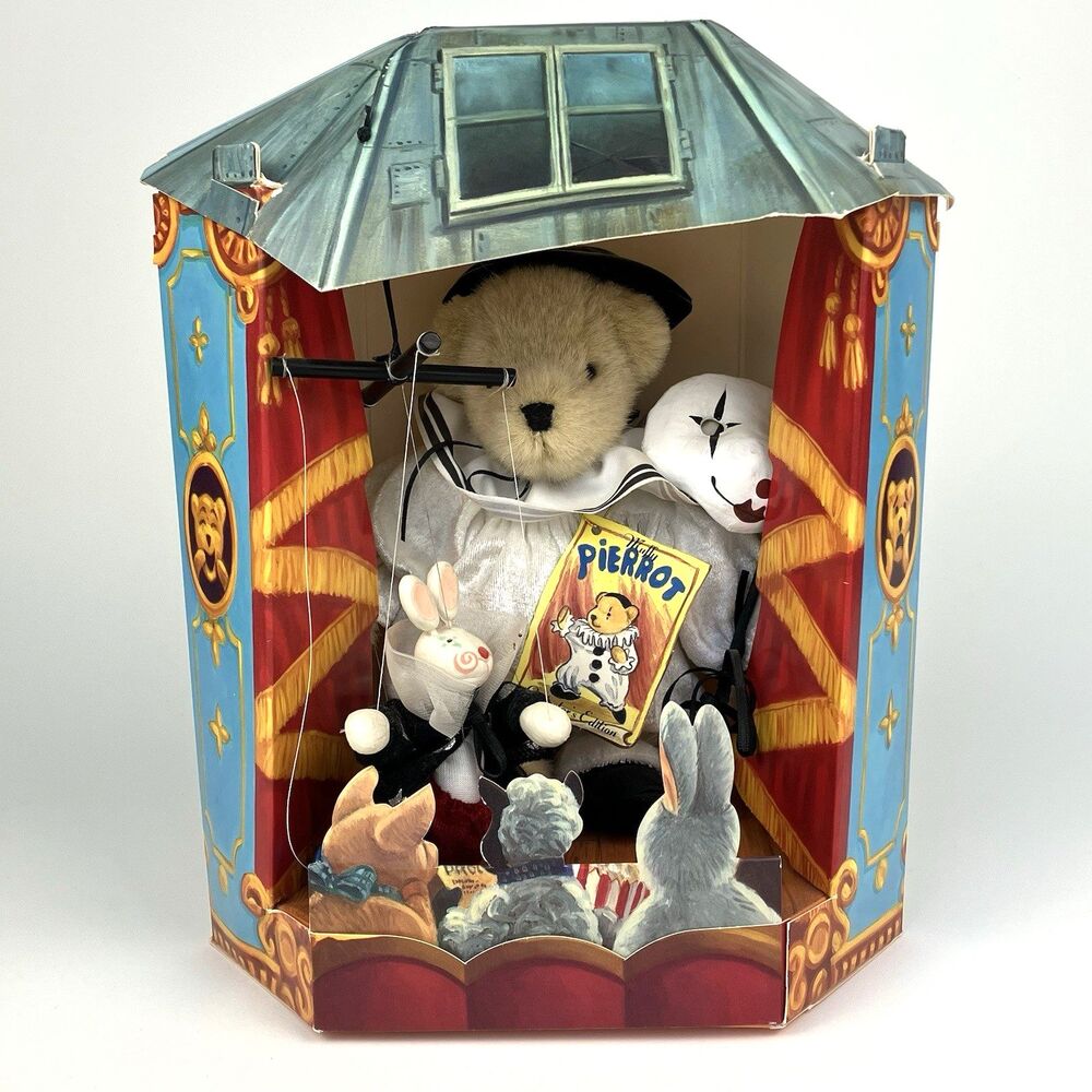 Muffy Vanderbear Pierrot Puppet Set 1996 | /w BOX Outfit & Bear Limited Edition